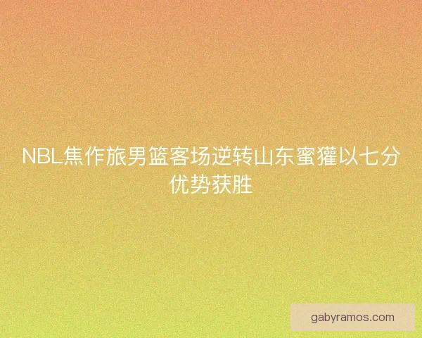 NBL焦作旅男篮客场逆转山东蜜獾以七分优势获胜